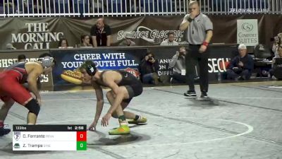 133 lbs Consolation - Carmen Ferrante, Penn vs Zack Trampe, Binghamton