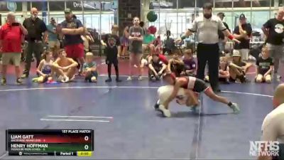 50 lbs Placement Matches (16 Team) - Henry Hoffman, Missouri Mon-Stars vs Liam Gatt, Backyard Brawlers