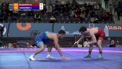 57 kg Quarterfinal - Beka Bujiashvili, GEO vs Zanabazar Zandanbud, MGL