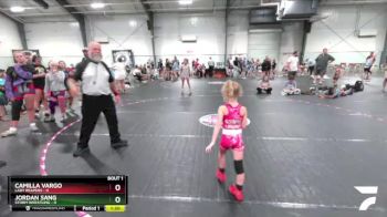 50 lbs Finals (2 Team) - Jordan Sang, Storm Wrestling vs Camilla Vargo, Lady Reapers