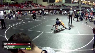 70 lbs Champ. Round 1 - Lucas Allison, The Best Wrestler vs Hunter Whited, Ord