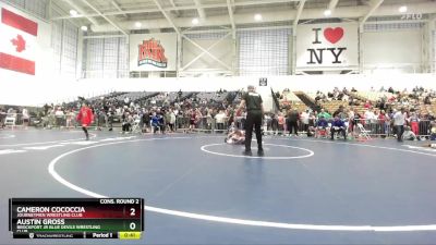 70 lbs Cons. Round 2 - Cameron Cococcia, Journeymen Wrestling Club vs Austin Gross, Brockport Jr Blue Devils Wrestling Club