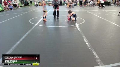 44 lbs Round 1 (6 Team) - Brayden Conner, Donahue WA vs Brex Taylor, 84 Athletes