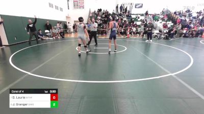 132 lbs Consi Of 4 - Donato Laurie, Wethersfield vs John Granger, Simsbury