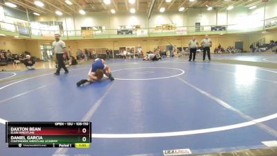 105-110 lbs Quarterfinal - Daxton Bean, Elgin Wrestling vs Daniel Garcia, Contenders Wrestling Academy