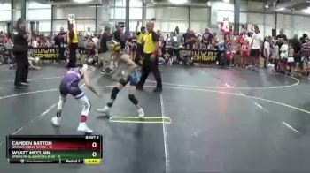 52 lbs Round 2 (6 Team) - Camden Batton, Untouchables White vs Wyatt McClain, American Gladiators-Blue