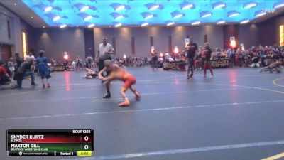 58 lbs Quarterfinal - Snyder Kurtz, Sly Fox vs Maxton Gill, Beatrice Wrestling Club