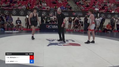 71 kg Cons 4 - Reagan Milheim, M2 Training Center vs Joseph Jeter, Husky Wrestling Club