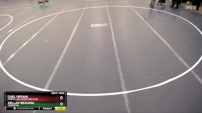 Champ. Round 1 - Cael Opsahl, Forest Lake Wrestling Club vs Kellan Beaumia, Minnesota