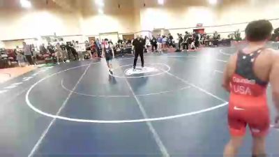 55 kg Rnd Of 32 - James Gauntlett, California vs Zachary Silvis, Pinnacle Wrestling Club