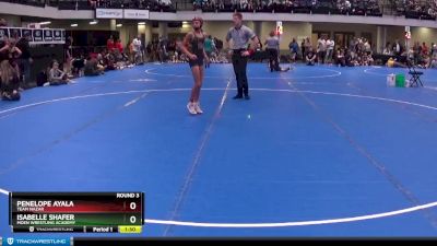 85 lbs Round 3 - Penelope Ayala, Team Nazar vs Isabelle Shafer, Moen Wrestling Academy