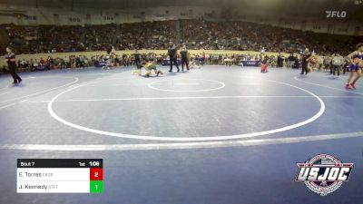 112 lbs Round Of 32 - Exavier Torres, Carroll Wrestling Club vs Jaxon Kennedy, Standfast