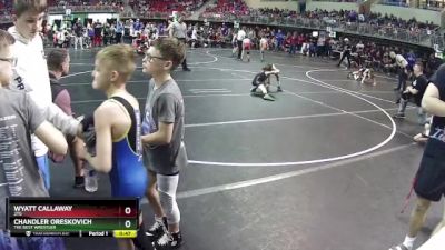 65 lbs Cons. Round 2 - Wyatt Callaway, 2TG vs Chandler Oreskovich, The Best Wrestler