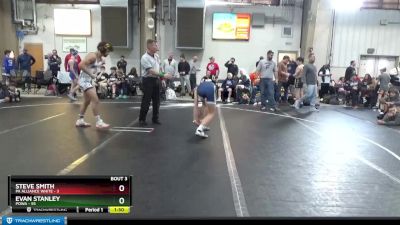 130 lbs Round 2 - Evan Stanley, POWA vs Steve Smith, PA Alliance White