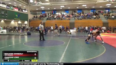 132 lbs Cons. Round 5 - RJ Villegas, Rancho Bernardo vs Connor Law, Slam Academy