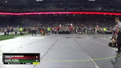 D1-157 lbs Quarterfinal - Trave`air Barbour, Cousino HS vs Daniel Elwell, Forest Hills Northern