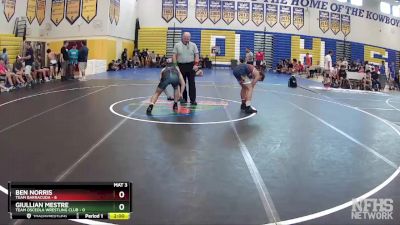 126 lbs Round 3 (8 Team) - Ben Norris, Team Barracuda vs Giullian Mestre, Team Osceola Wrestling Club