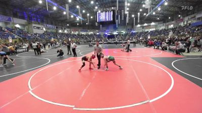 100 lbs Semifinal - Reidyn Barraza, Blevins Middle School vs Jax Quintana, Adams City