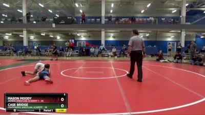 100 lbs Round 4 (16 Team) - Case Bridge, Contenders Wrestling Academy vs Mason Moody, Askren Wrestling Academy 1