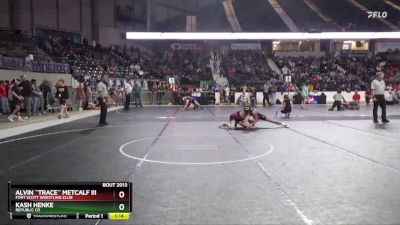 138 lbs Champ. Round 1 - Alvin ``Trace`` Metcalf Iii, Fort Scott Wrestling Club vs Kash Henke, Republic Co