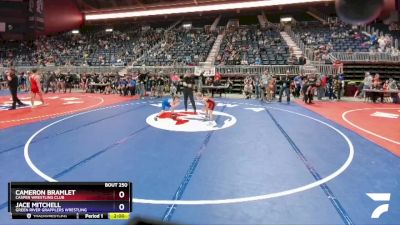 62 lbs Cons. Round 2 - Cameron Bramlet, Casper Wrestling Club vs Jace Mitchell, Green River Grapplers Wrestling