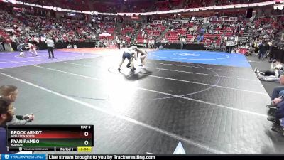 D1-220 lbs Quarterfinal - Ryan Rambo, Hudson vs Brock Arndt, Appleton North