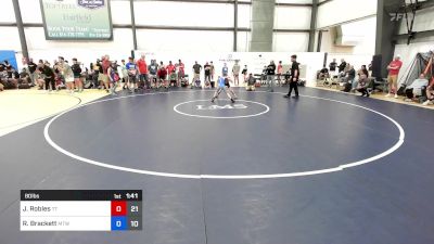 80 lbs Rr Rnd 2 - Jackson Robles, Team Tugman vs River Brackett, Maine Trappers