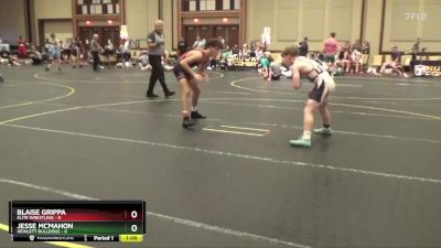 108 lbs Finals (8 Team) - BLAISE GRIPPA, Elite Wrestling vs Jesse McMahon, Hewlett Bulldogs