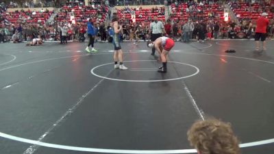 100 lbs Champ. Round 1 - Harrison Alley, Lincoln Squires vs Karson Monaco, Nebraska Wrestling Academy