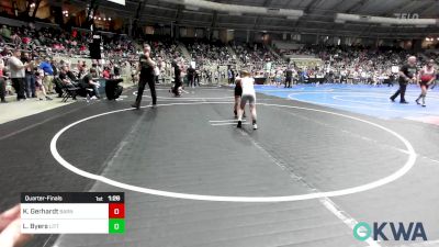 62 lbs Quarterfinal - Kimberly Gerhardt, Barnsdall Youth Wrestling vs Lily Byers, Little Axe Takedown Club