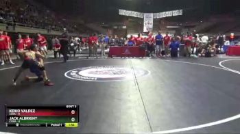 106 lbs Round 1 (6 Team) - Keiko Valdez, SJWA vs Jack Albright, CVWA