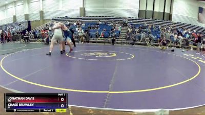 285 lbs Quarterfinal - Jonathan Davis, TN vs Chase Brawley, MI