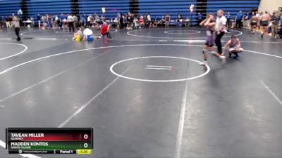 120 lbs Round 5 - Madden Kontos, Grand Island vs Tavean Miller, Kearney