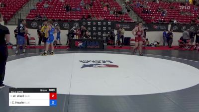 92 kg Cons Semis - William Ward, Garlington Training Center vs Cason Howle, Blue Chip Wrestling Club