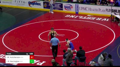 172 lbs Final - Mario Hutcherson, Kiski vs Sam Harrington, Diocese Of Erie