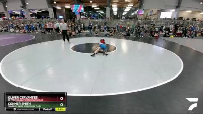 75 lbs Quarterfinal - Conner Smith, Maverick Elite Wrestling Club vs Oliver Cervantes, El Paso Wildcats Wrestling Club