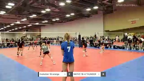 Evolution 16 orange vs NKYVC 16-4 THUNDER - 2022 JVA Summerfest presented by Nike