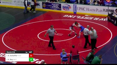 119 lbs Round Of 32 - Adalyn Schaffer, Punxsutawney vs Ariel Ray, Wattsburg