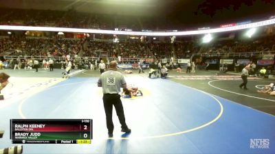 I-110 lbs Champ. Round 2 - Ralph Keeney, Ballston Spa vs Brady Judd, Warwick Valley