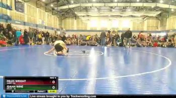 220 lbs Round 3 (4 Team) - Isaiah Wine, Delta vs Miles Wright, Avon