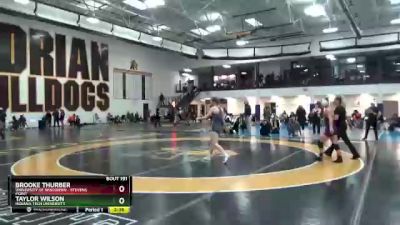 101 lbs 1st Place Match - Brooke Thurber, University Of Wisconsin - Stevens Point vs Taylor Wilson, Indiana Tech University