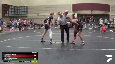 140 lbs Quarterfinal - Holden Huhn, Team Gotcha vs Adrian Wing, Alpha Elite