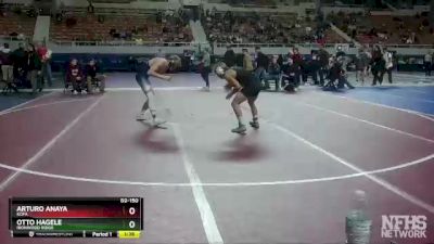 D2-150 lbs Quarterfinal - Otto Hagele, Ironwood Ridge vs Arturo Anaya, Kofa