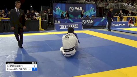 KEVEN CARRASCO vs EDUARDO MANUEL FARFAN ARIAS 2024 Pan Jiu Jitsu IBJJF Championship