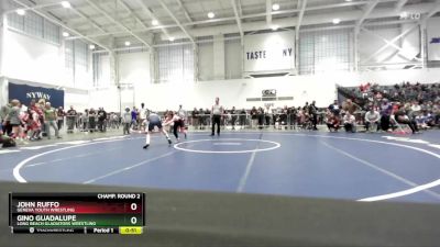 102 lbs Champ. Round 2 - John Ruffo, Geneva Youth Wrestling vs Gino Guadalupe, Long Beach Gladiators Wrestling