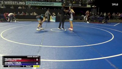 170 lbs Champ. Round 1 - Kimberly Carlin, Colorado Mesa University vs Yelena Makoyed, North Central (IL)