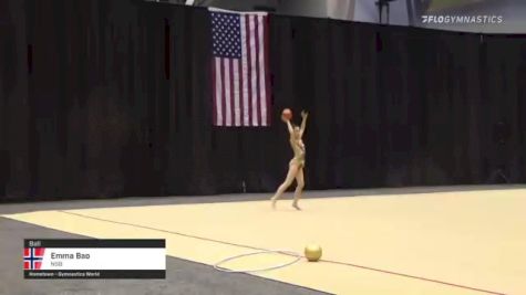 Emma Bao - Ball, NSB - 2021 USA Gymnastics Championships