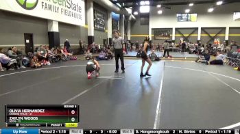 100 lbs Round 3 (4 Team) - Olivia Hernandez, Chasing Titles vs Zaylyn Woods, SOTM