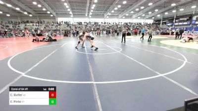 126 lbs Consi Of 64 #1 - Cole Butler, VA vs Eric Pinto, NY