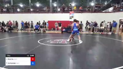 72 kg Semifinal - Ivan Morris, Northern Colorado Wrestling Club vs Tyler Antoniak, MWC Wrestling Academy